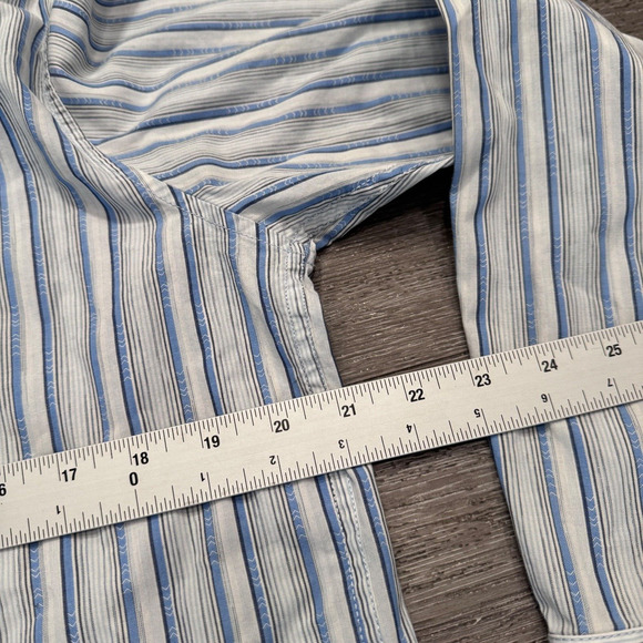 Tommy Bahama Shirt Mens Medium Blue Island Crafted Modern Fit Button Up Casual - Picture 11 of 11